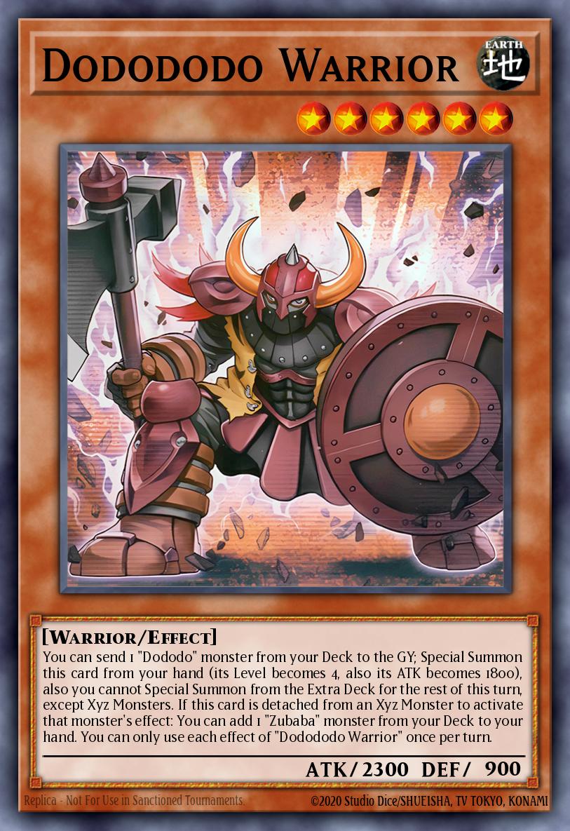 Dodododo Warrior Yu-Gi-Oh card