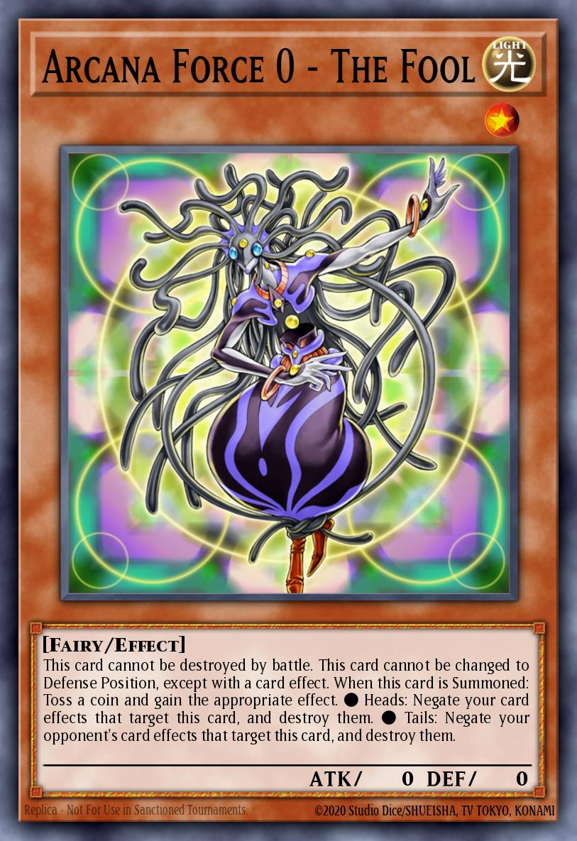 Arcana Force 0 - The Fool Yu-Gi-Oh card