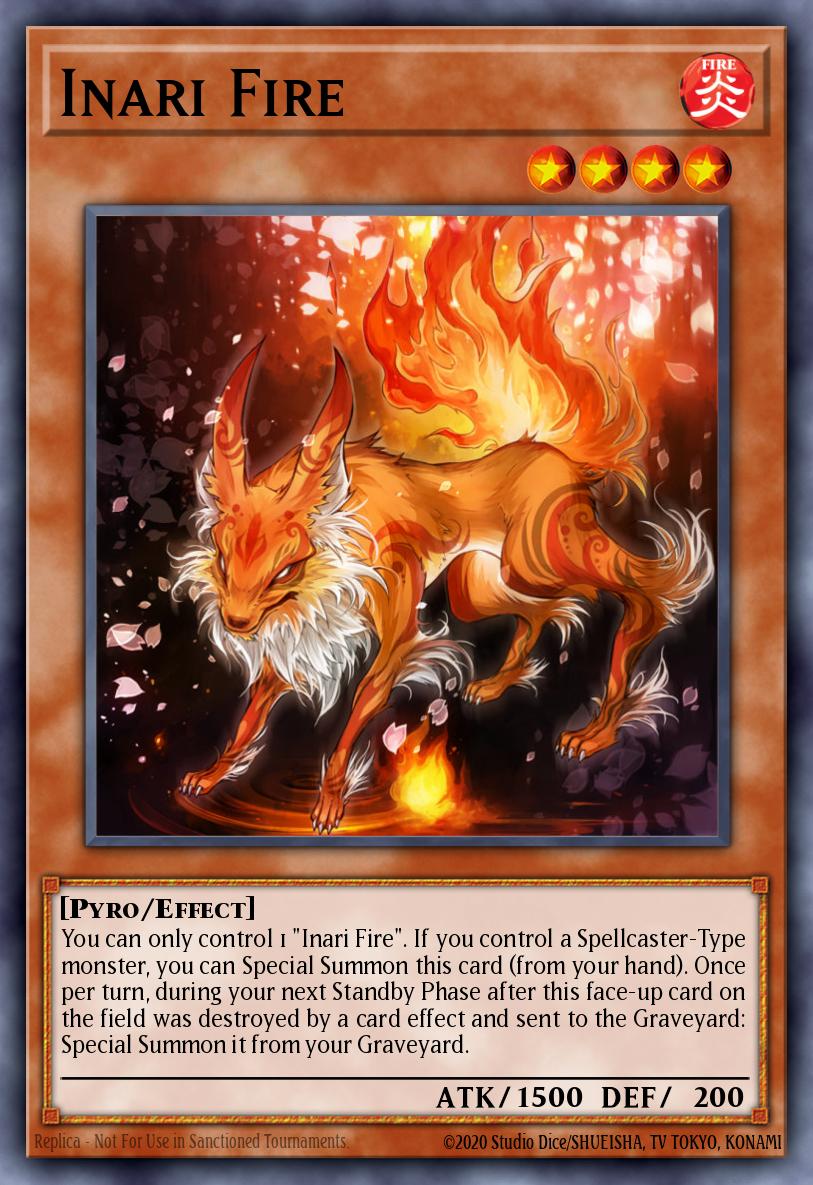Inari Fire Yu-Gi-Oh card