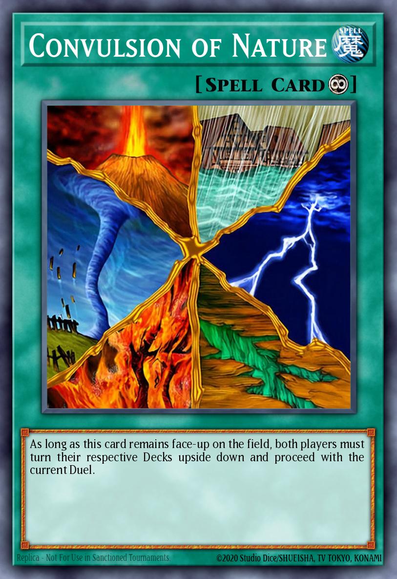 Convulsion of Nature Yu-Gi-Oh card