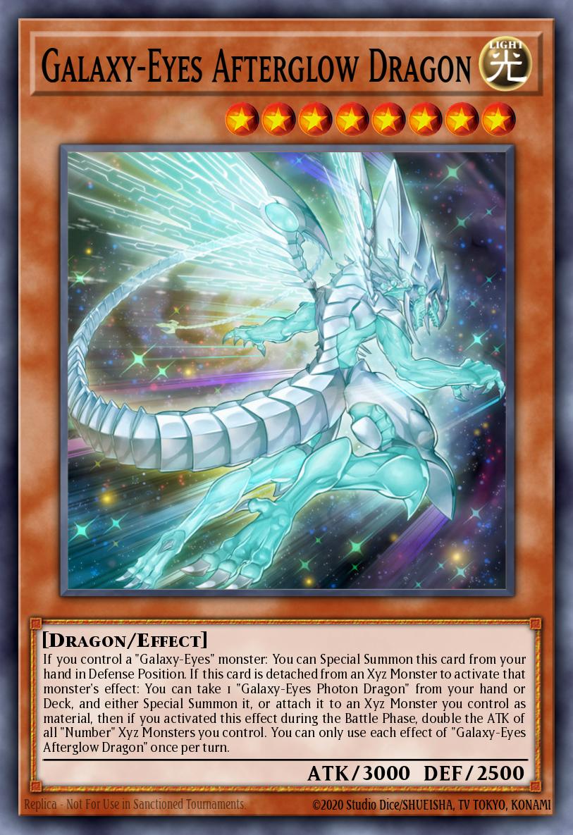 Galaxy-Eyes Afterglow Dragon Yu-Gi-Oh card