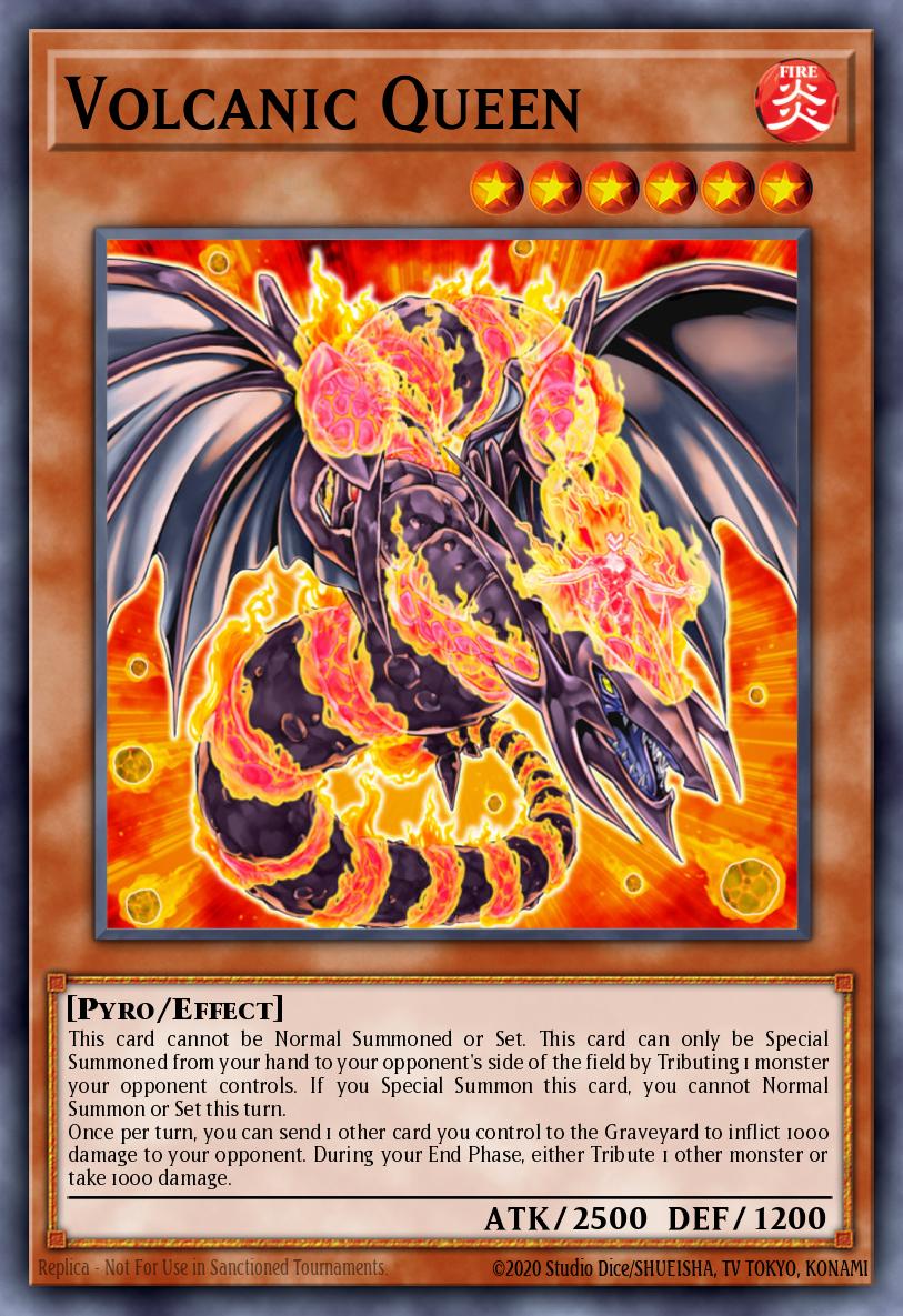 Volcanic Queen Yu-Gi-Oh card