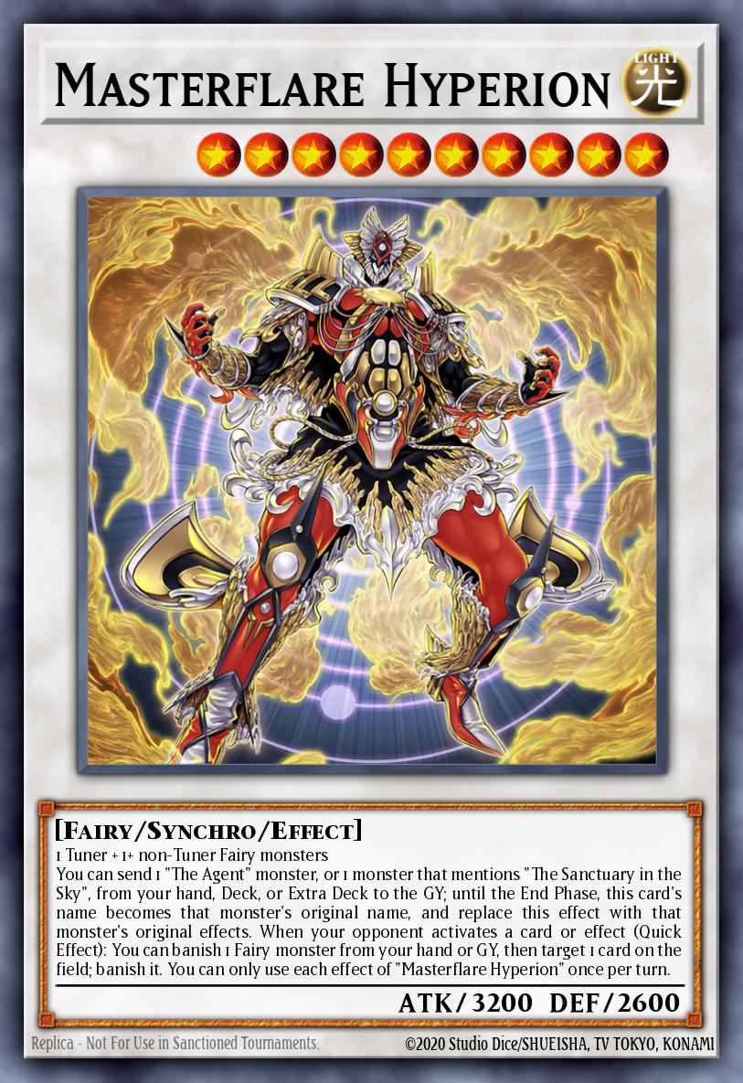 Masterflare Hyperion Yu-Gi-Oh card