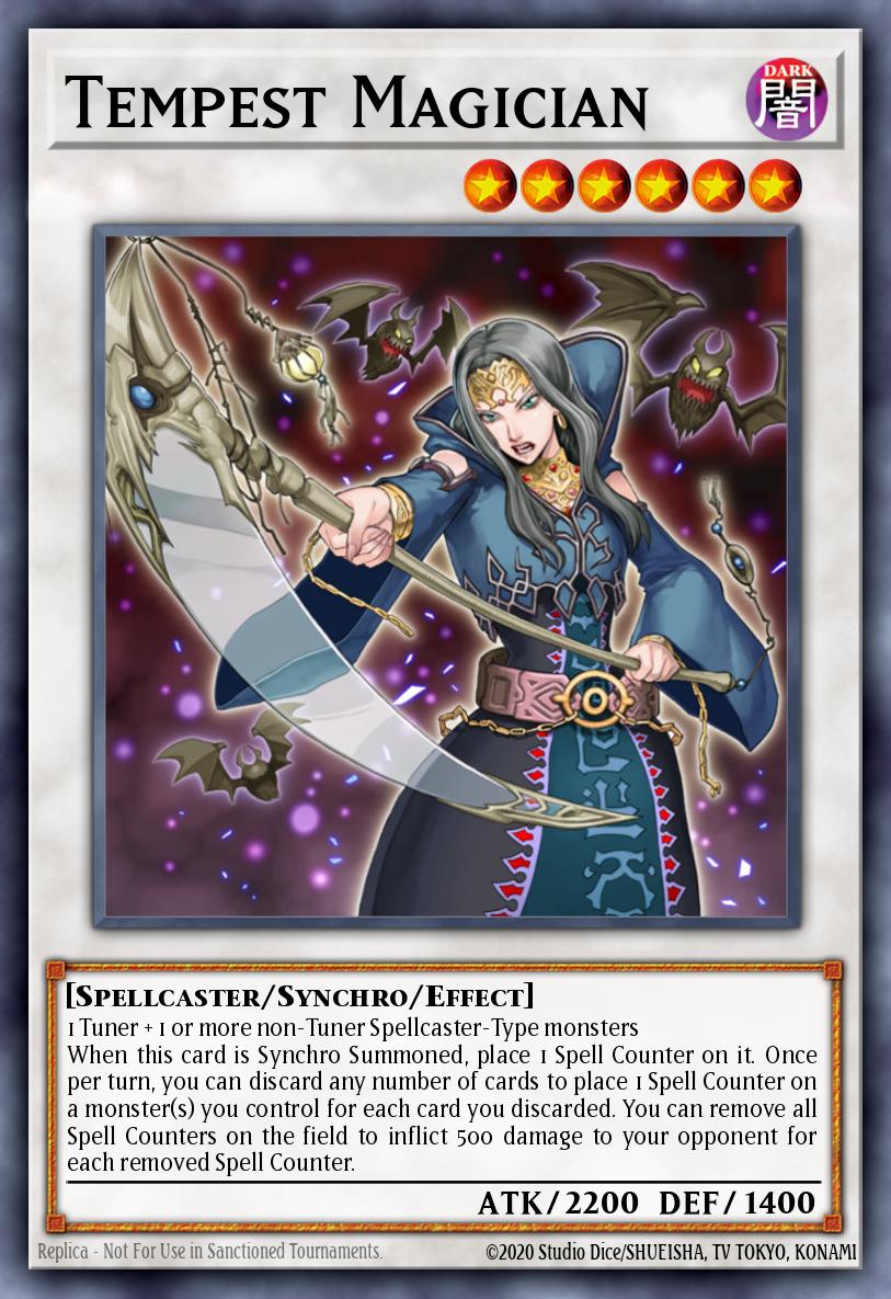 Tempest Magician Yu-Gi-Oh card