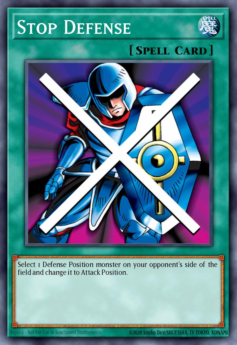 Stop Defense Yu-Gi-Oh card
