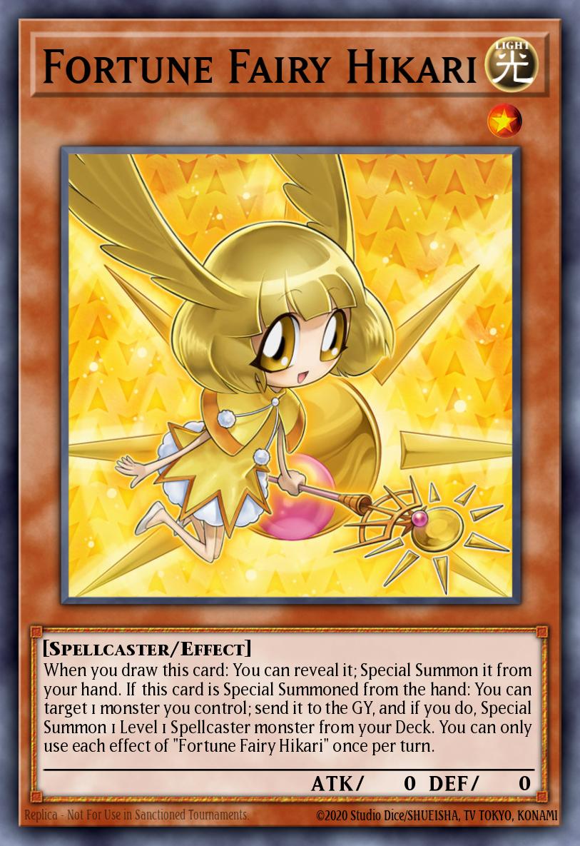 Fortune Fairy Hikari Yu-Gi-Oh card