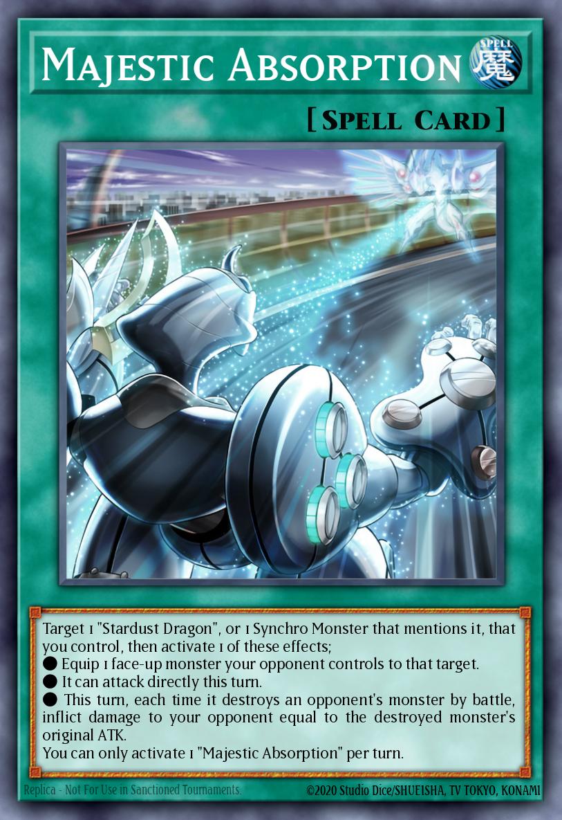 Majestic Absorption Yu-Gi-Oh card