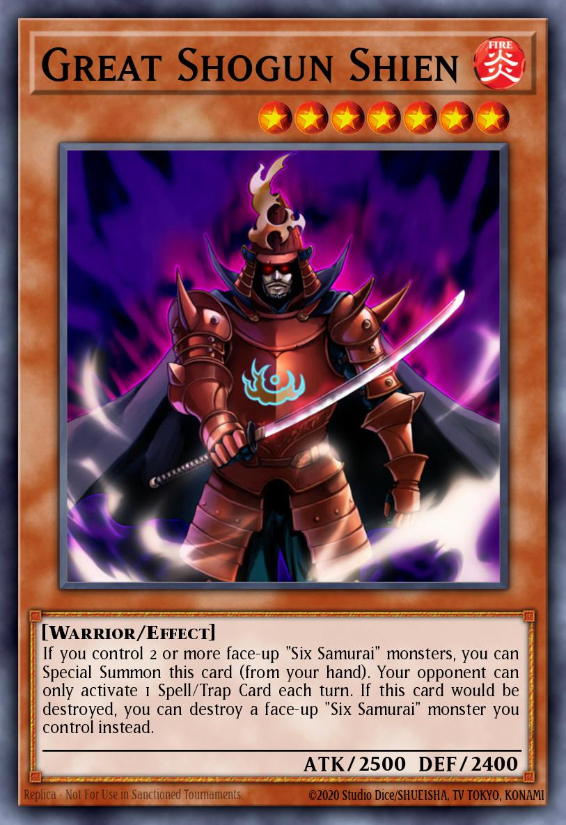 Great Shogun Shien Yu-Gi-Oh card