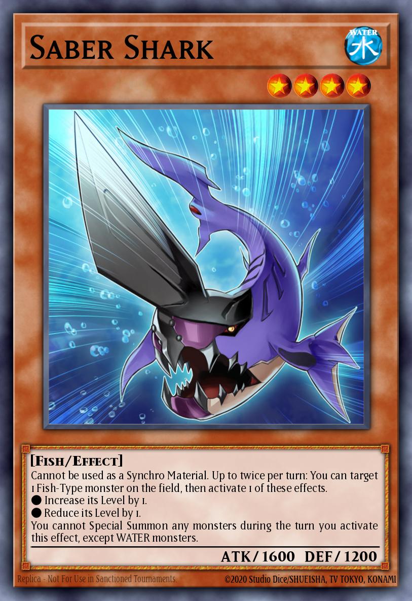 Saber Shark Yu-Gi-Oh card