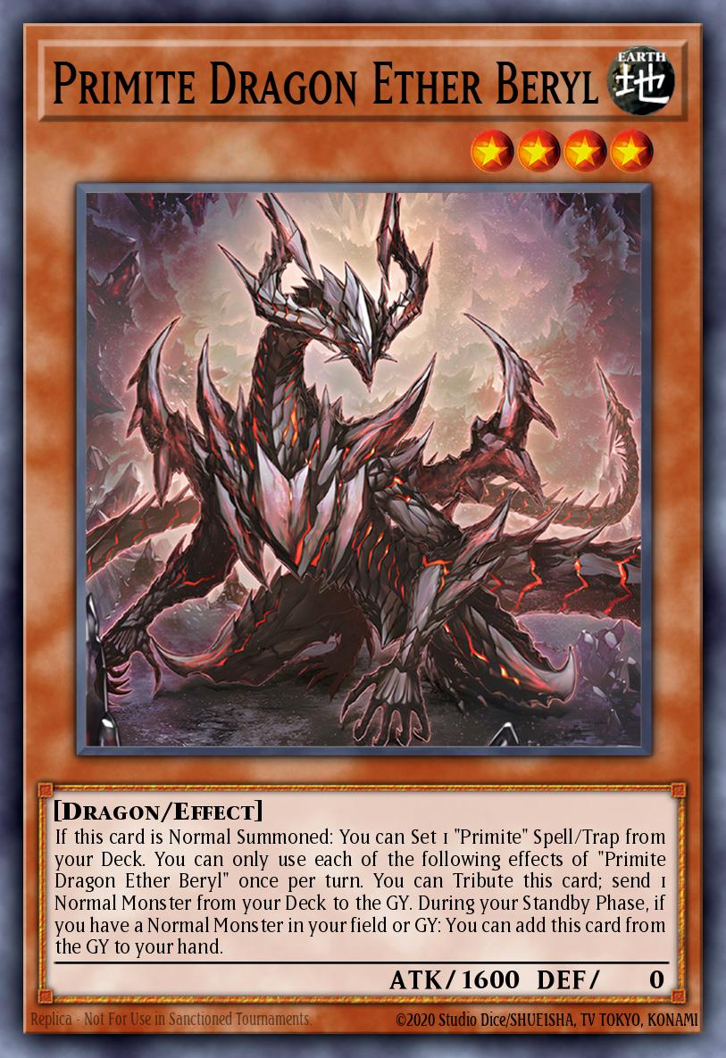 Primite Dragon Ether Beryl Yu-Gi-Oh card