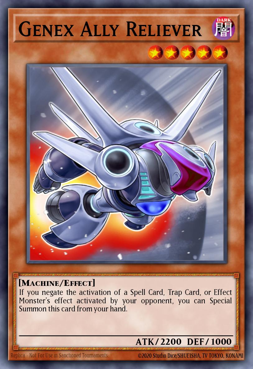 Genex Ally Reliever Yu-Gi-Oh card