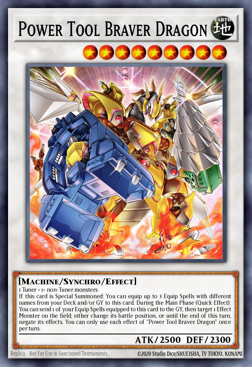 Power Tool Braver Dragon Yu-Gi-Oh card