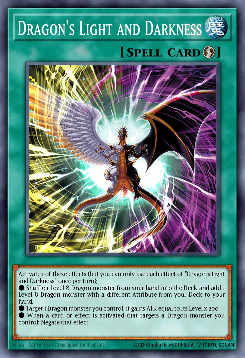 Dragon's Light and Darkness Yu-Gi-Oh card
