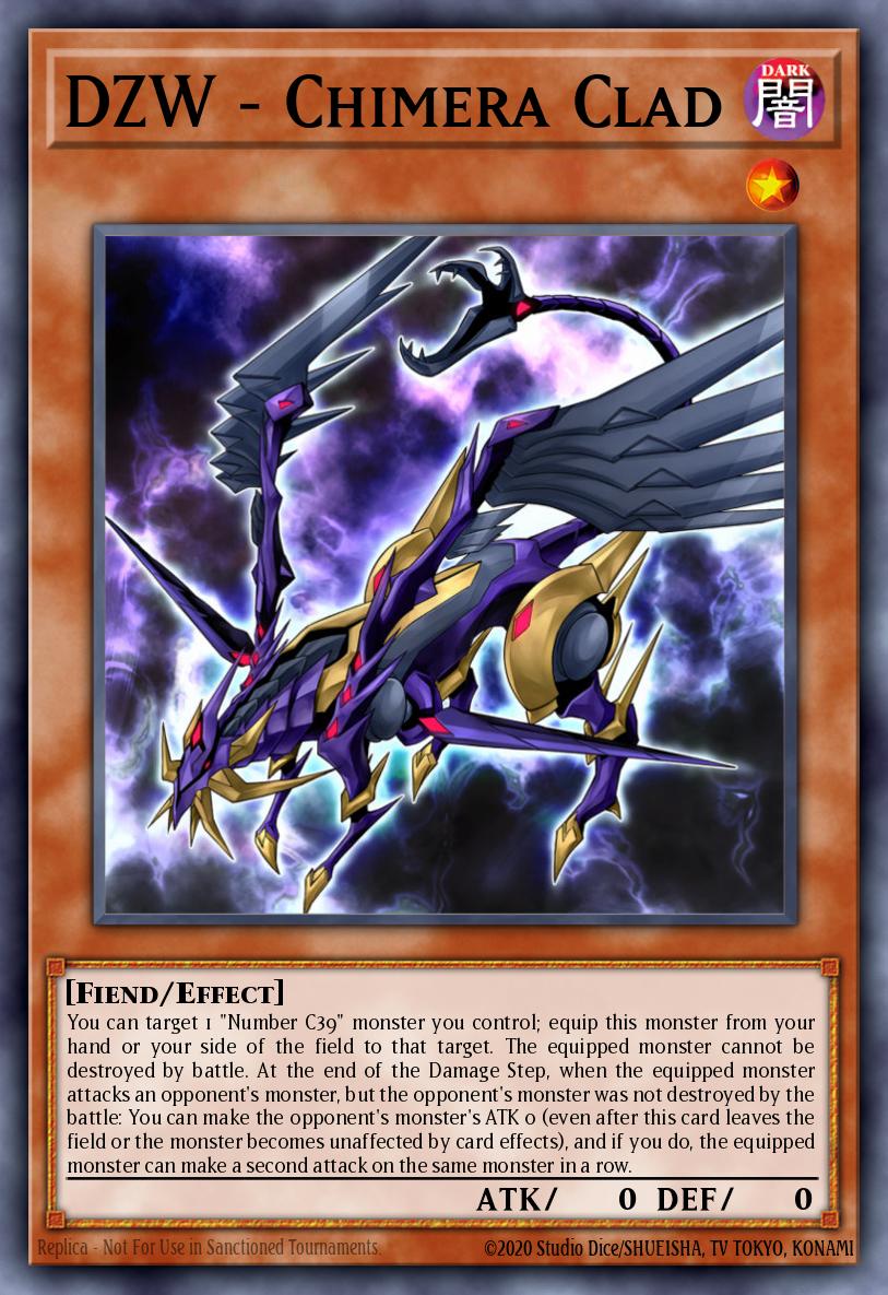 DZW - Chimera Clad Yu-Gi-Oh card
