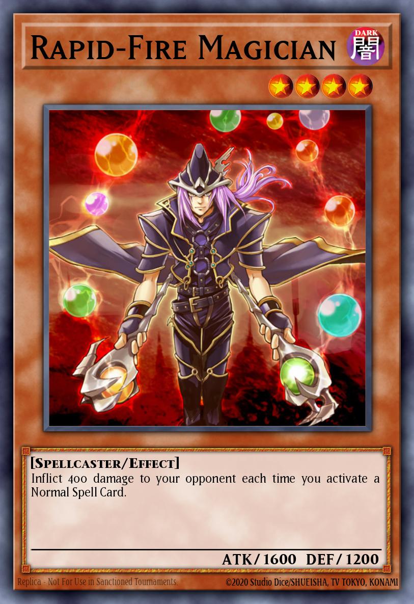 Rapid-Fire Magician Yu-Gi-Oh card