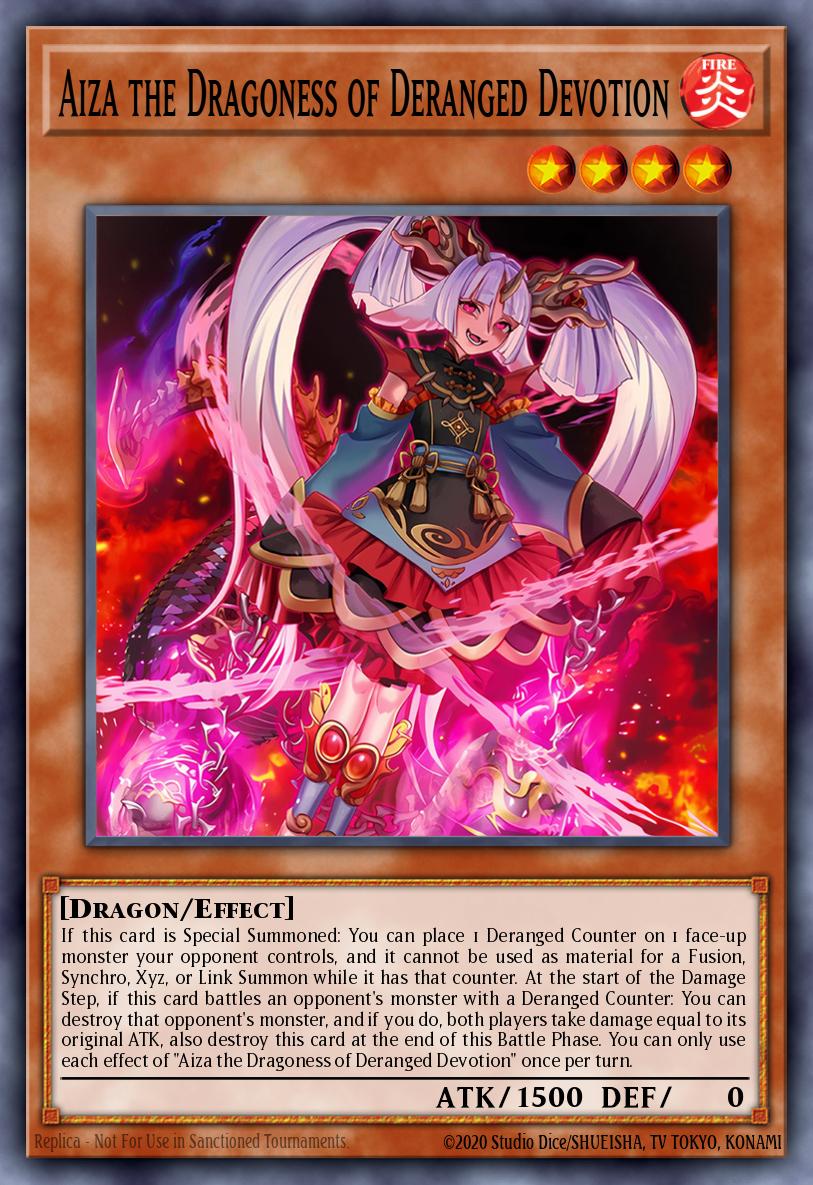Aiza the Dragoness of Deranged Devotion Yu-Gi-Oh card