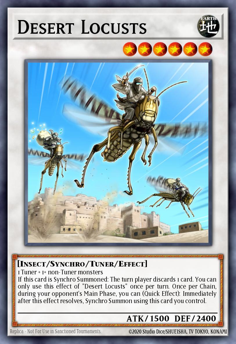 Desert Locusts Yu-Gi-Oh card