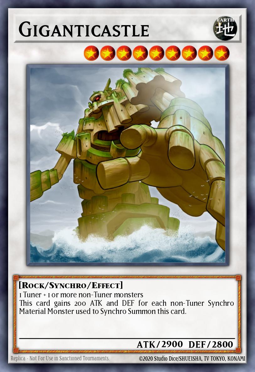 Giganticastle Yu-Gi-Oh card