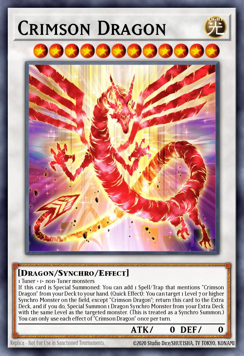 Crimson Dragon Yu-Gi-Oh card