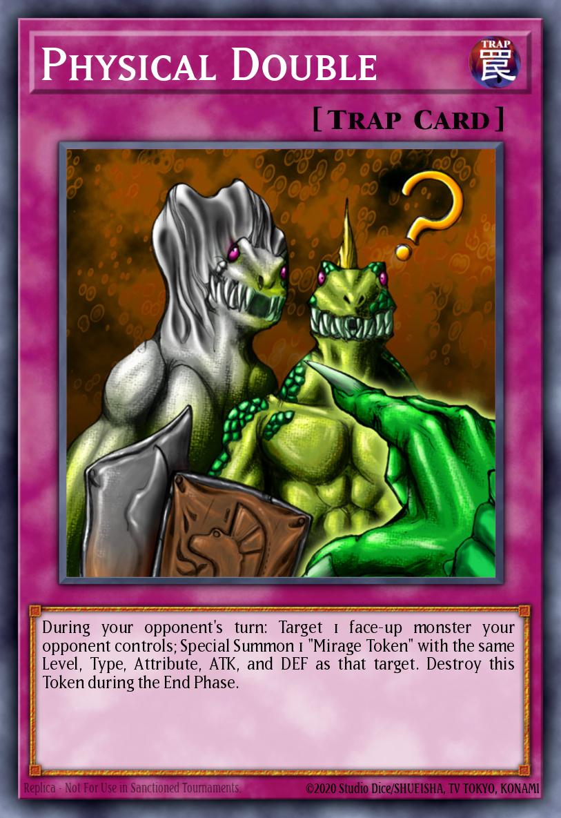 Physical Double Yu-Gi-Oh card