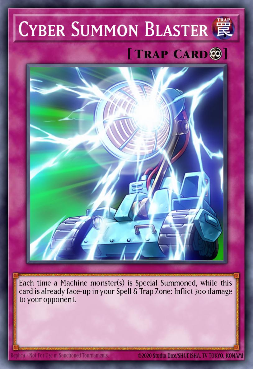 Cyber Summon Blaster Yu-Gi-Oh card