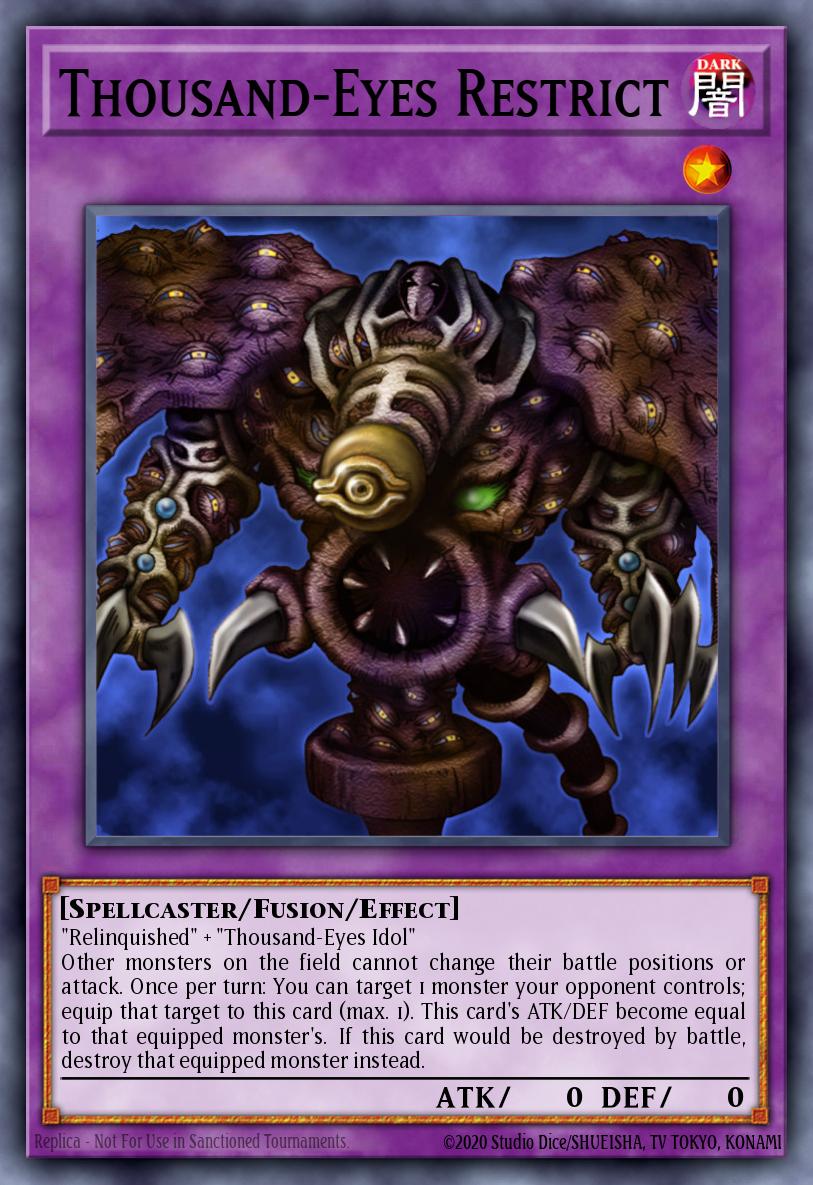Thousand-Eyes Restrict Yu-Gi-Oh card