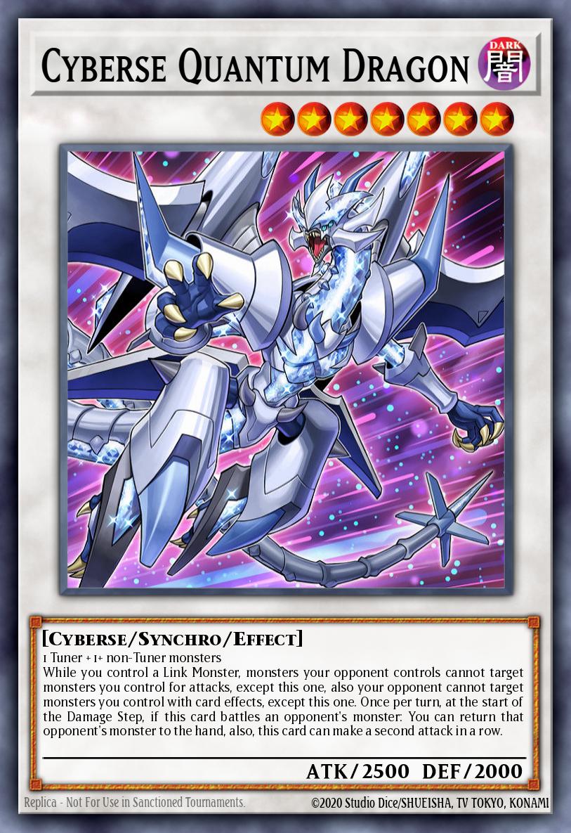 Cyberse Quantum Dragon Yu-Gi-Oh card