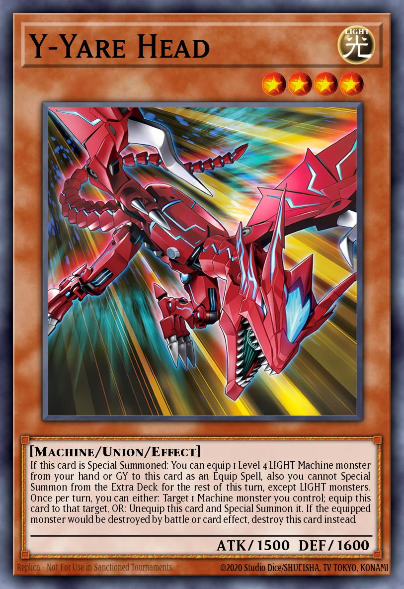 Y-Yare Head Yu-Gi-Oh card