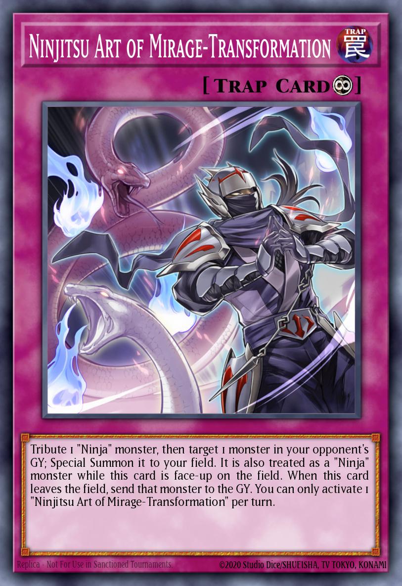 Ninjitsu Art of Mirage-Transformation Yu-Gi-Oh card