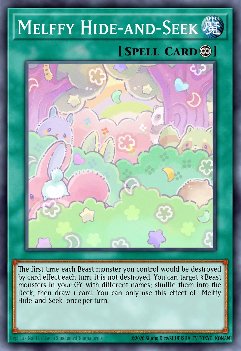 Melffy Hide-and-Seek Yu-Gi-Oh card