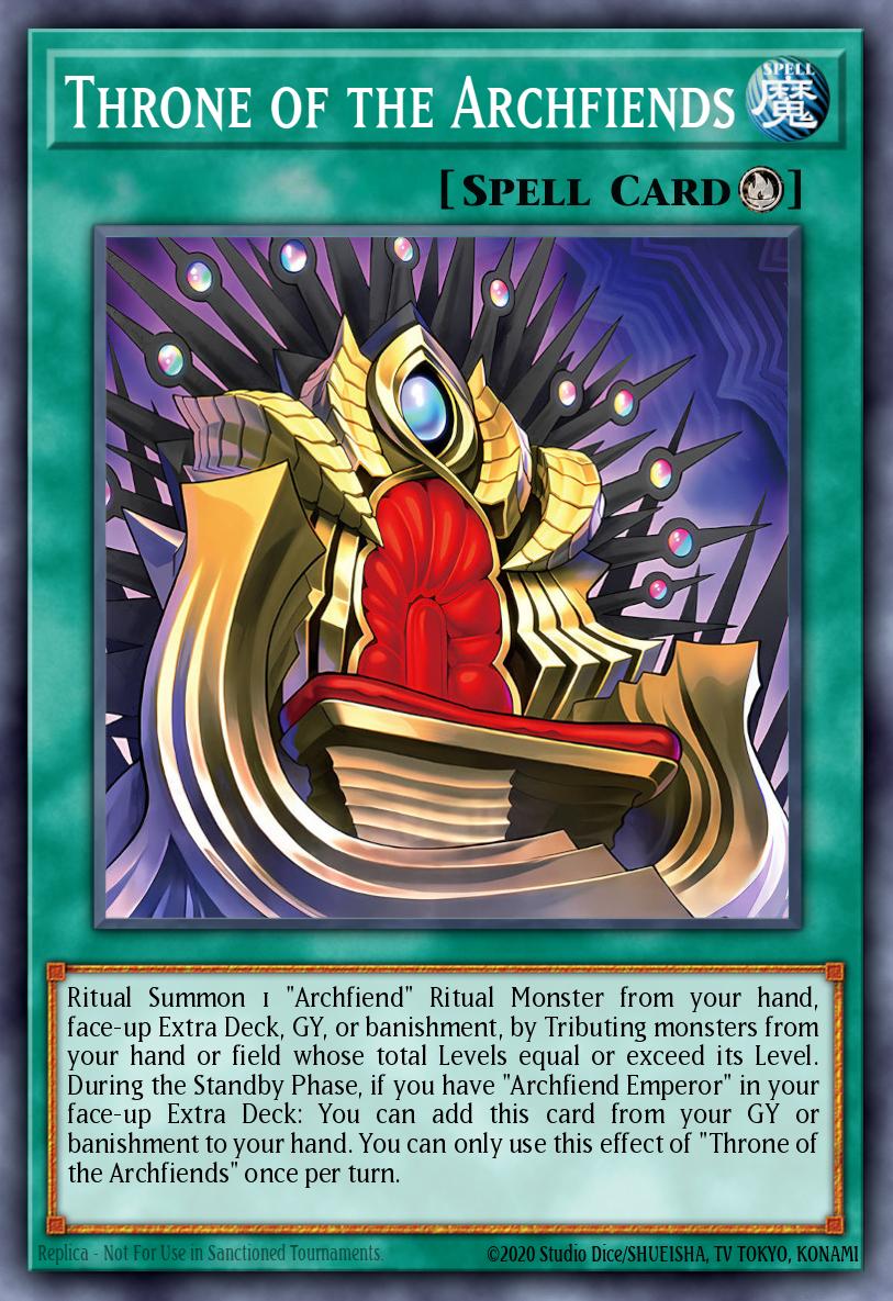 Throne of the Archfiends Yu-Gi-Oh card