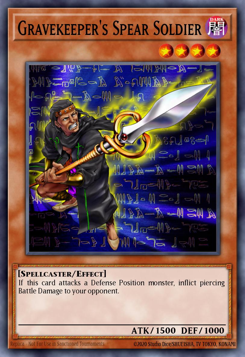 Gravekeeper's Spear Soldier Yu-Gi-Oh card