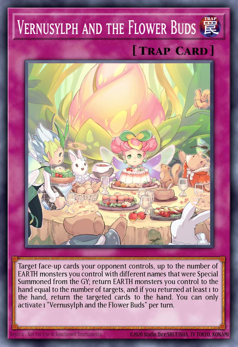 Vernusylph and the Flower Buds Yu-Gi-Oh card