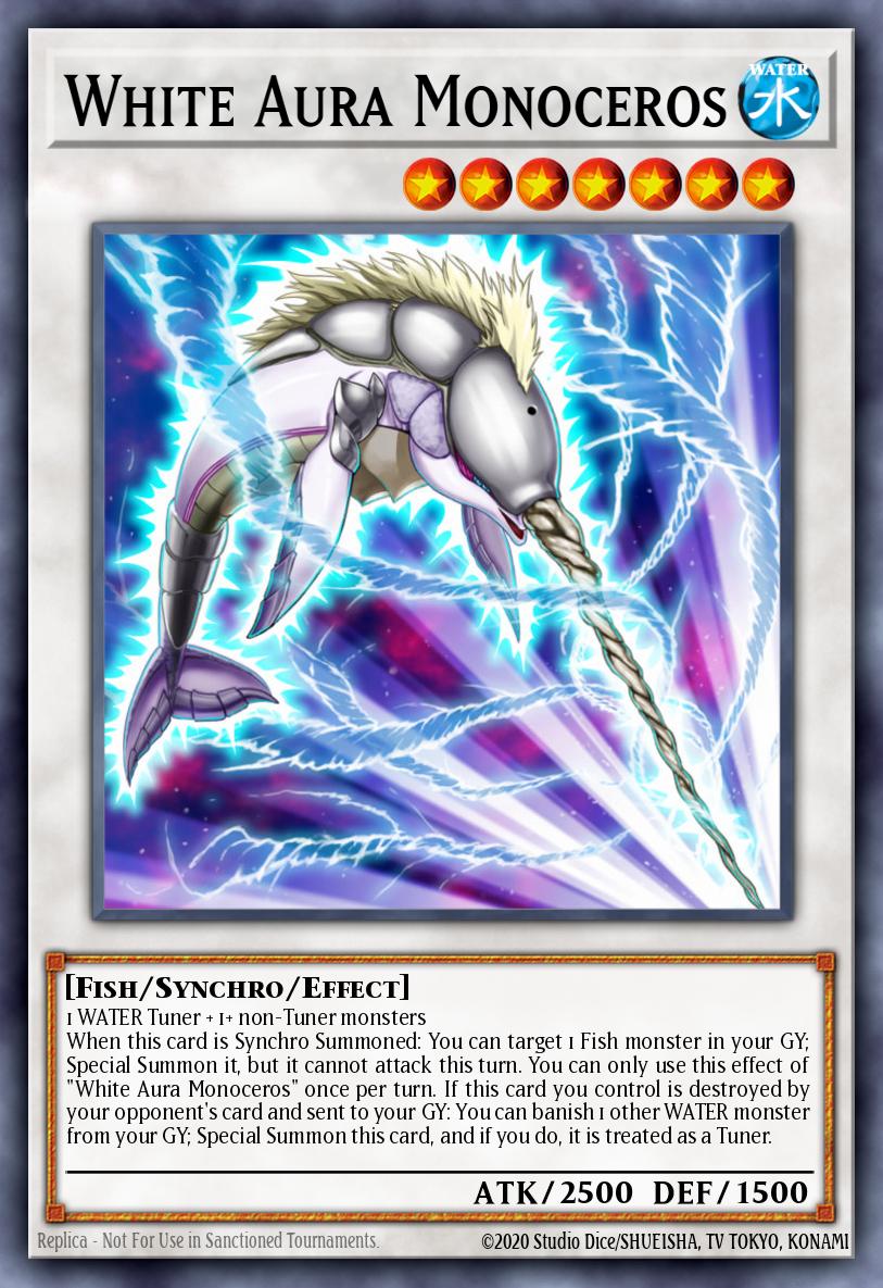 White Aura Monoceros Yu-Gi-Oh card