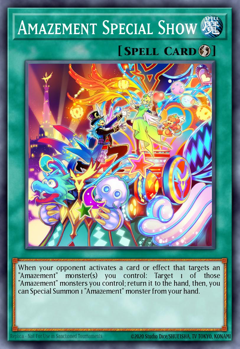 Amazement Special Show Yu-Gi-Oh card