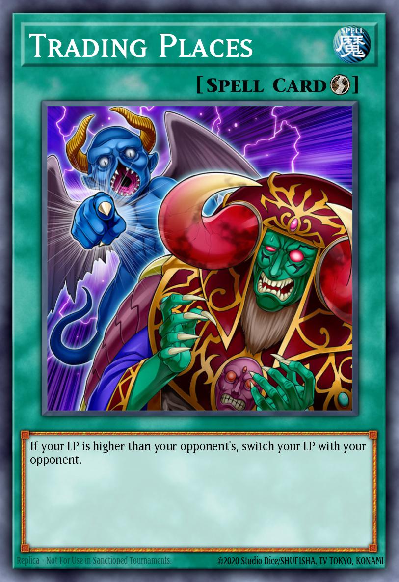 Trading Places Yu-Gi-Oh card