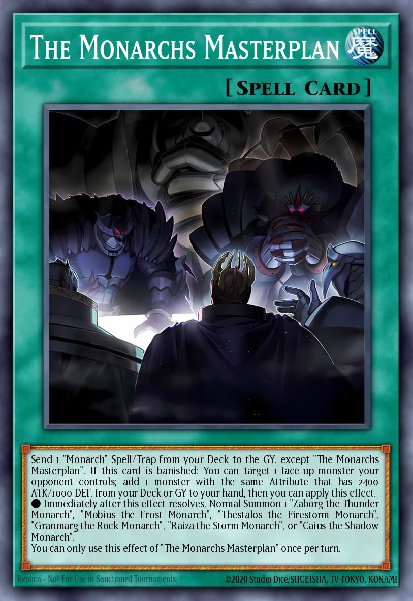 The Monarchs Masterplan Yu-Gi-Oh card