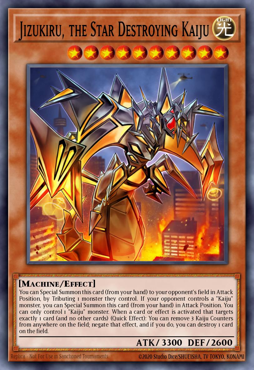 Jizukiru, the Star Destroying Kaiju Yu-Gi-Oh card