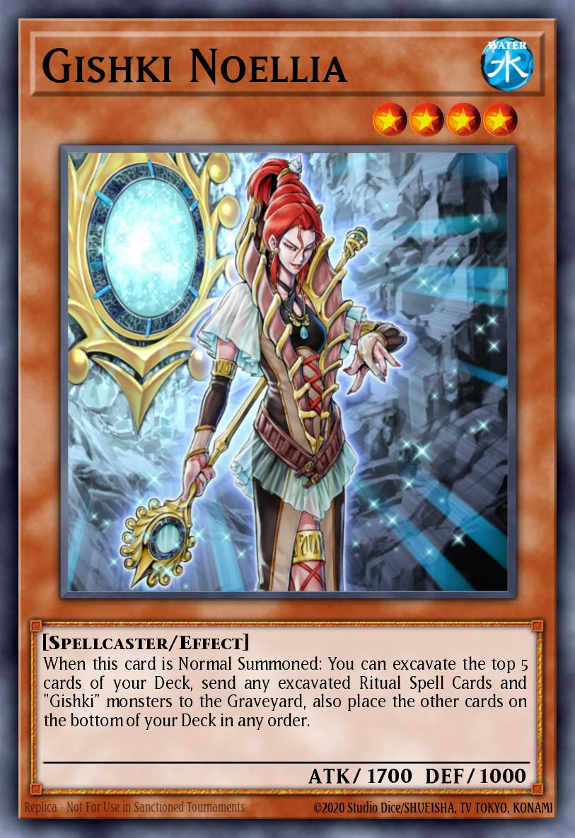 Gishki Noellia Yu-Gi-Oh card