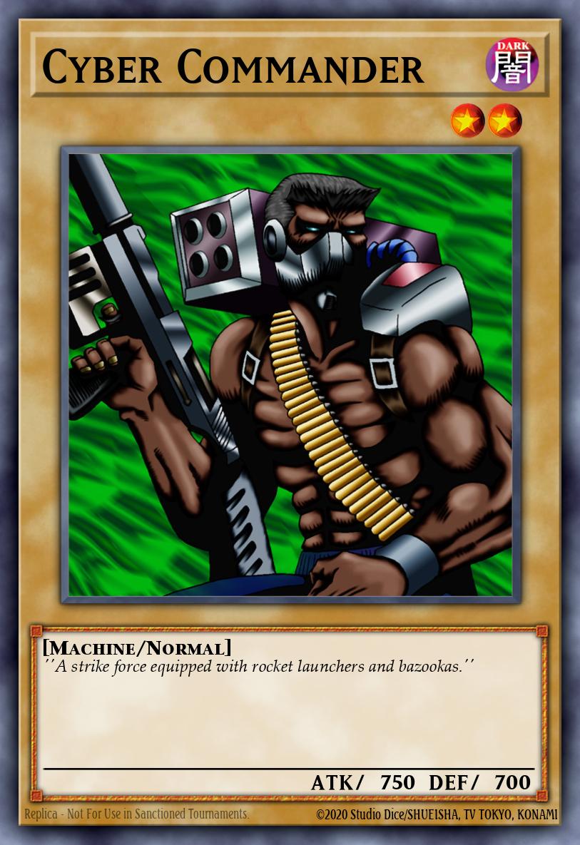 Cyber Commander Yu-Gi-Oh card