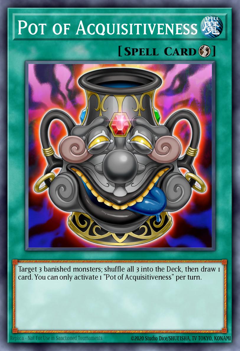 Pot of Acquisitiveness Yu-Gi-Oh card
