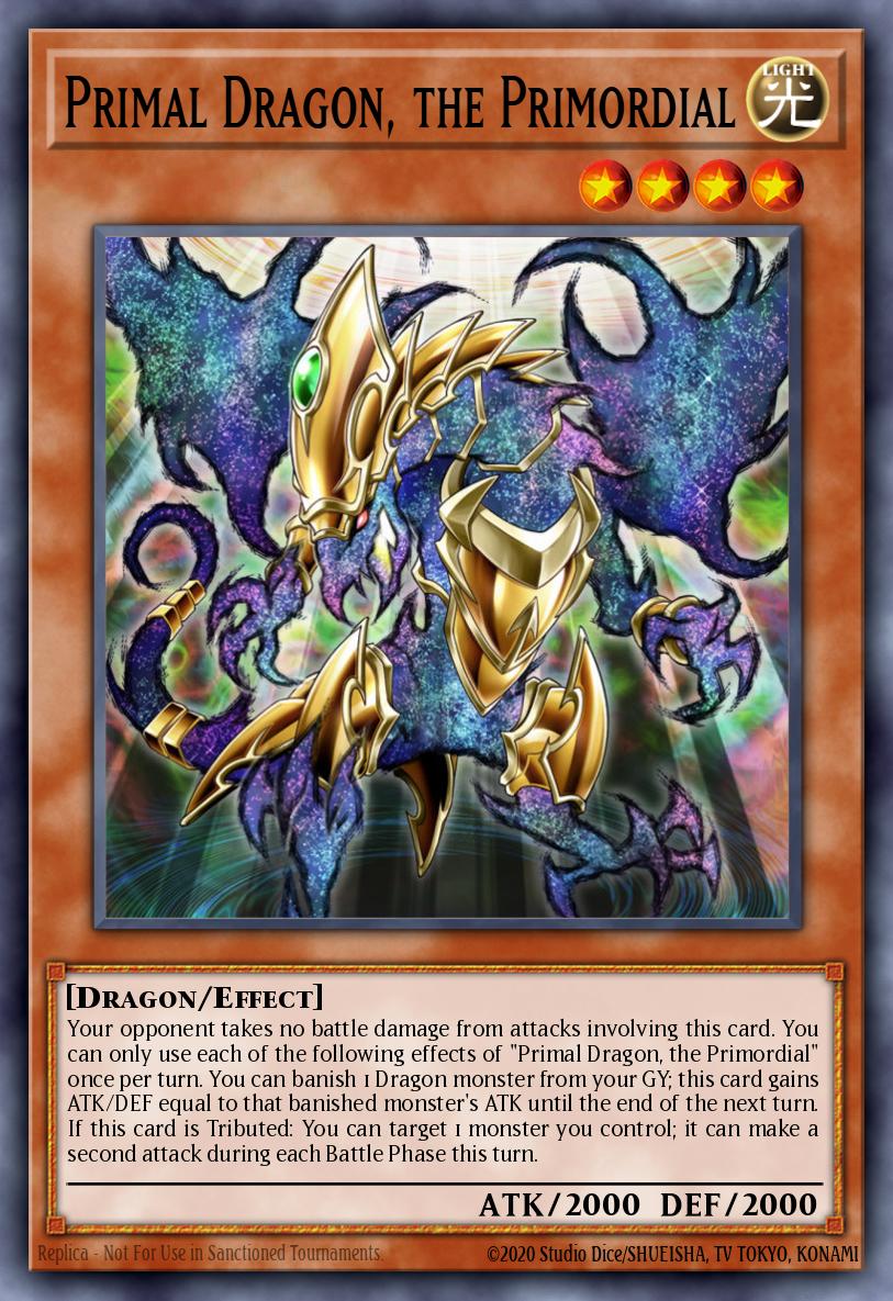 Primal Dragon, the Primordial Yu-Gi-Oh card