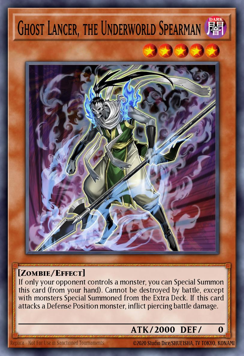 Ghost Lancer, the Underworld Spearman Yu-Gi-Oh card