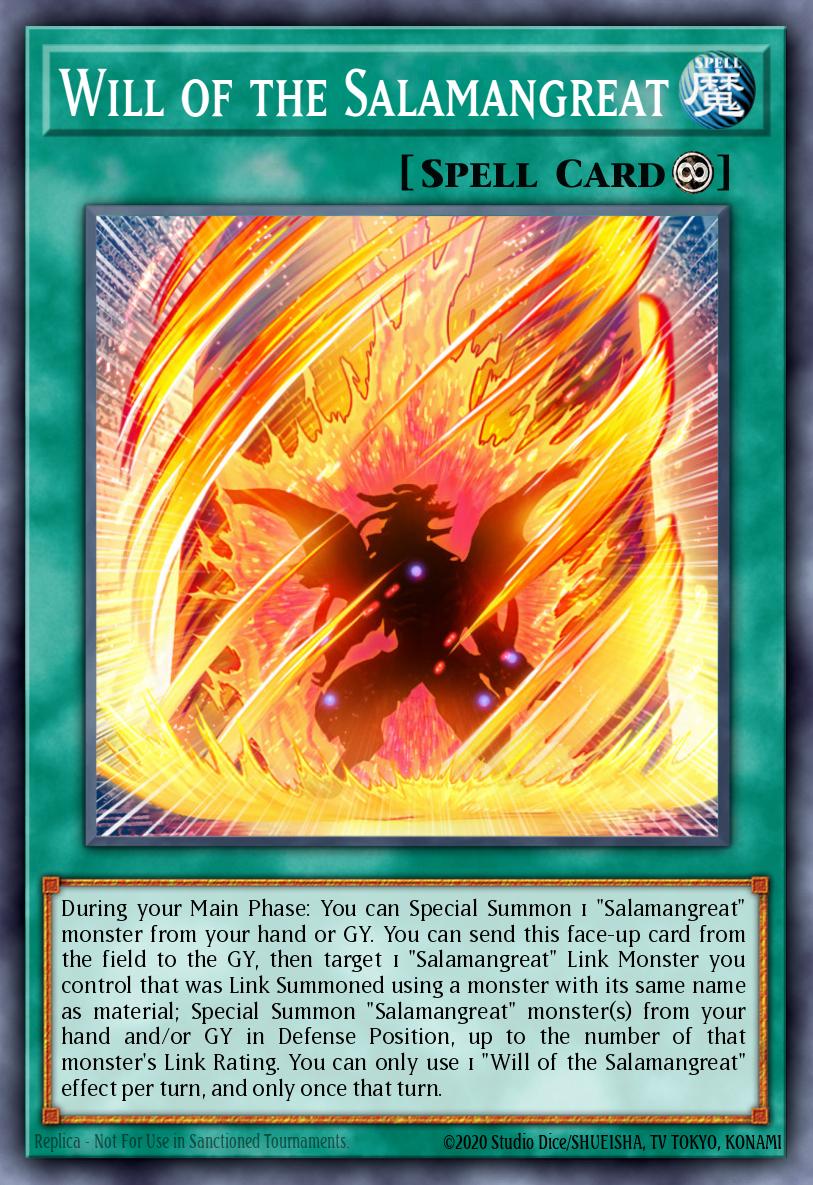 Will of the Salamangreat Yu-Gi-Oh card