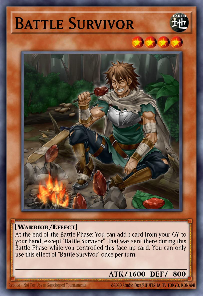 Battle Survivor Yu-Gi-Oh card