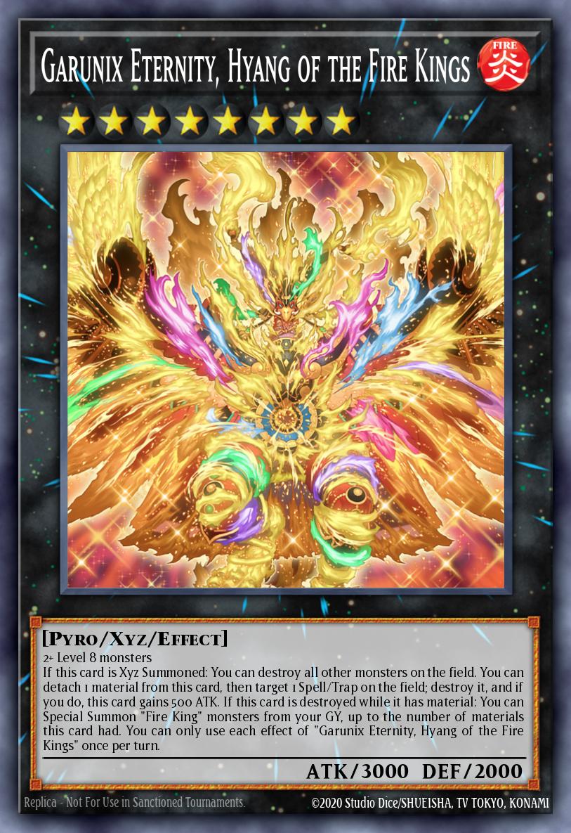 Garunix Eternity, Hyang of the Fire Kings Yu-Gi-Oh card