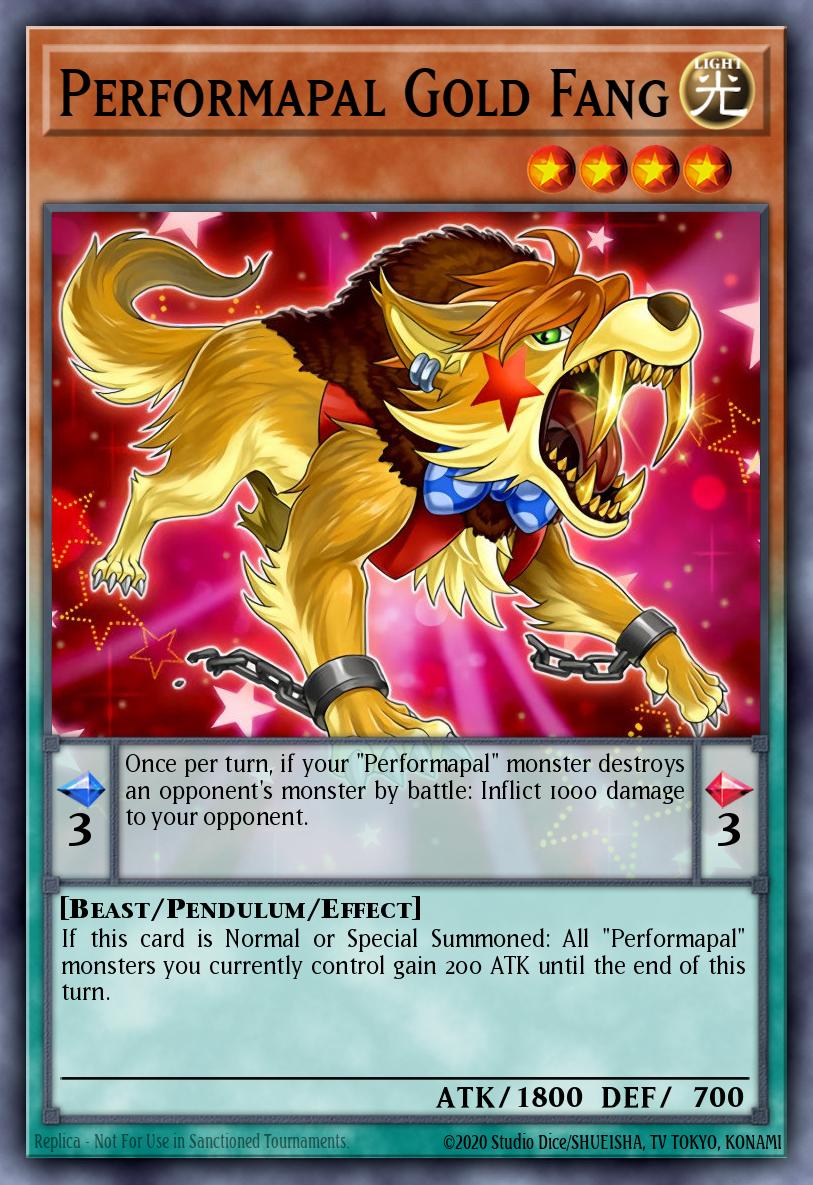 Performapal Gold Fang Yu-Gi-Oh card