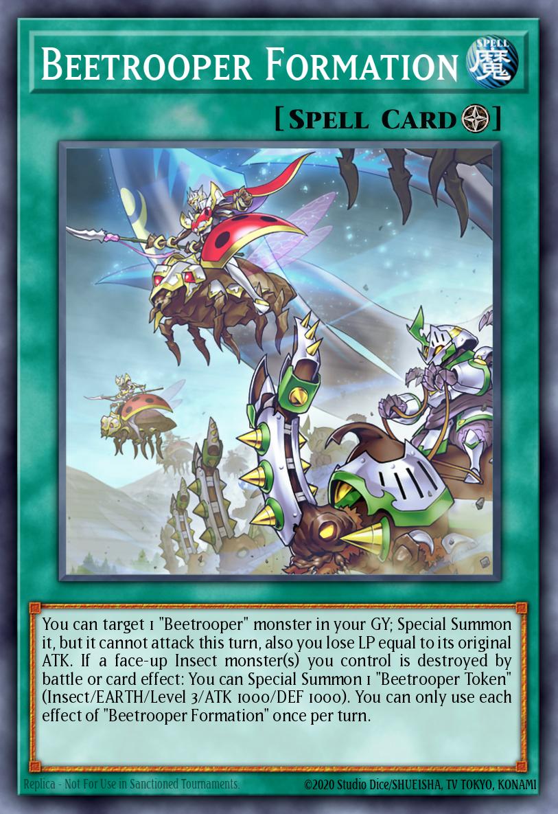Beetrooper Formation Yu-Gi-Oh card