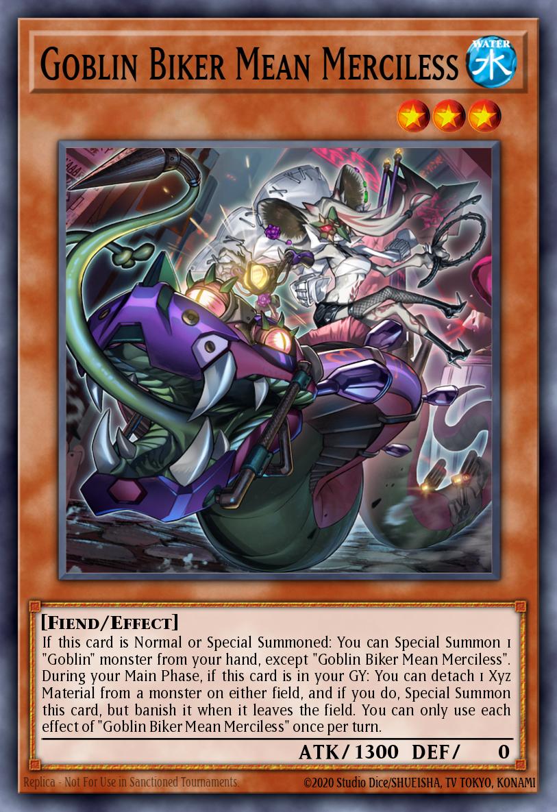 Goblin Biker Mean Merciless Yu-Gi-Oh card