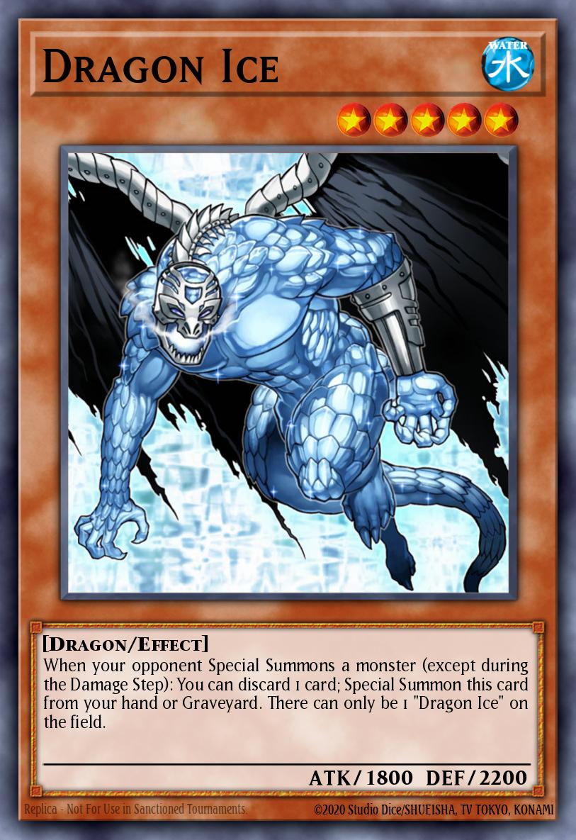 Dragon Ice Yu-Gi-Oh card